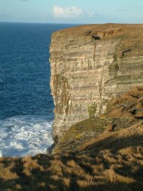 Looking down on the Cliffs at Marwick Head